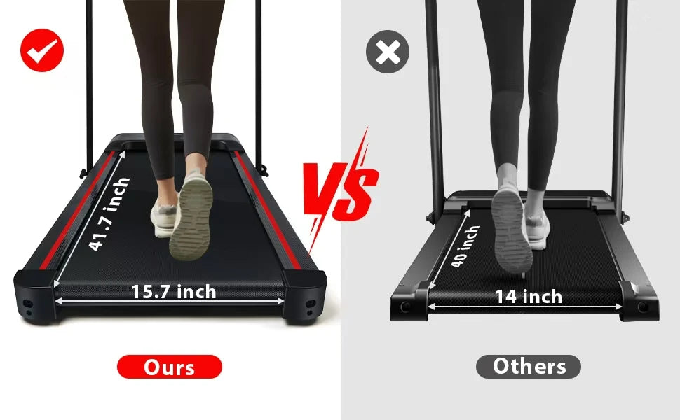 Home Gym Fitness Treadmill Portable Foldable Under Desk Running Machine Mini Walking Pad for Cardio Training Home Exercise