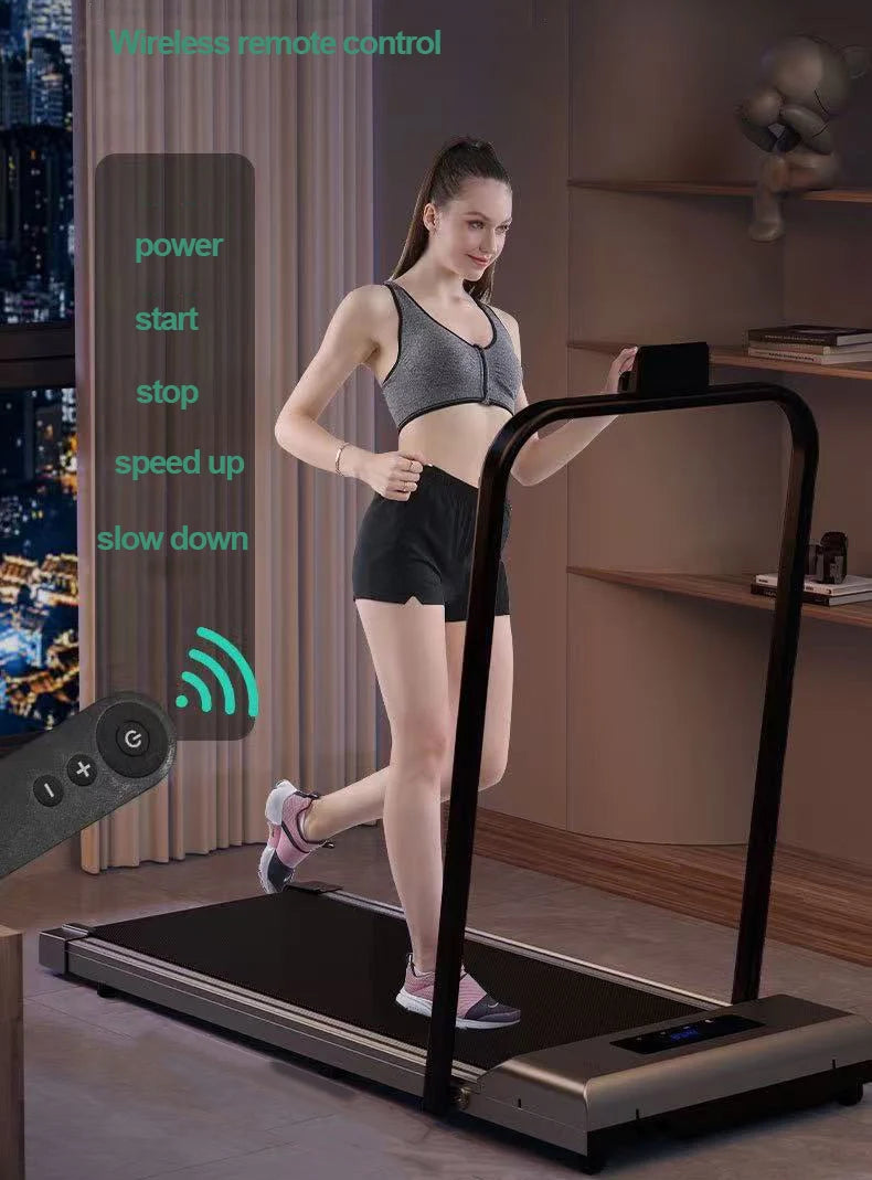 Home Gym Fitness Treadmill Portable Foldable Under Desk Running Machine Mini Walking Pad for Cardio Training Home Exercise